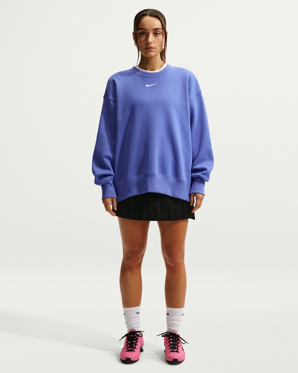 Nike Women's Sportswear Phoenix Fleece Oversized Crew-Neck Sweatshirt