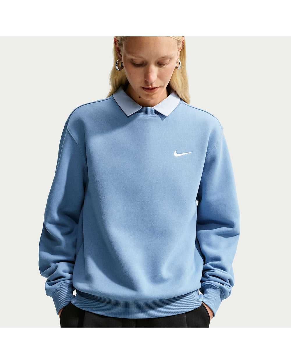 Nike Women's Studio Fleece Medium Weight Crew