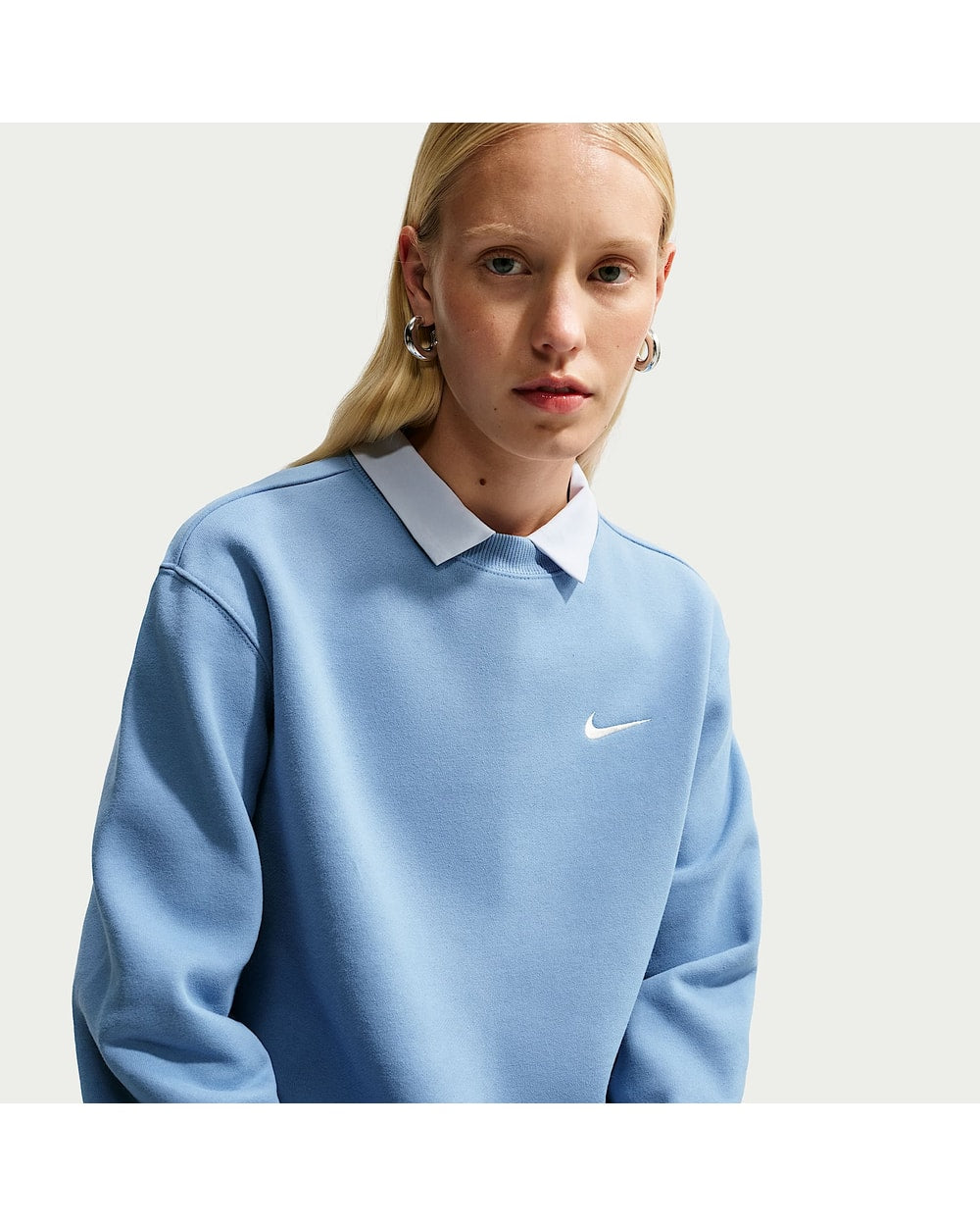 Nike Women's Studio Fleece Medium Weight Crew