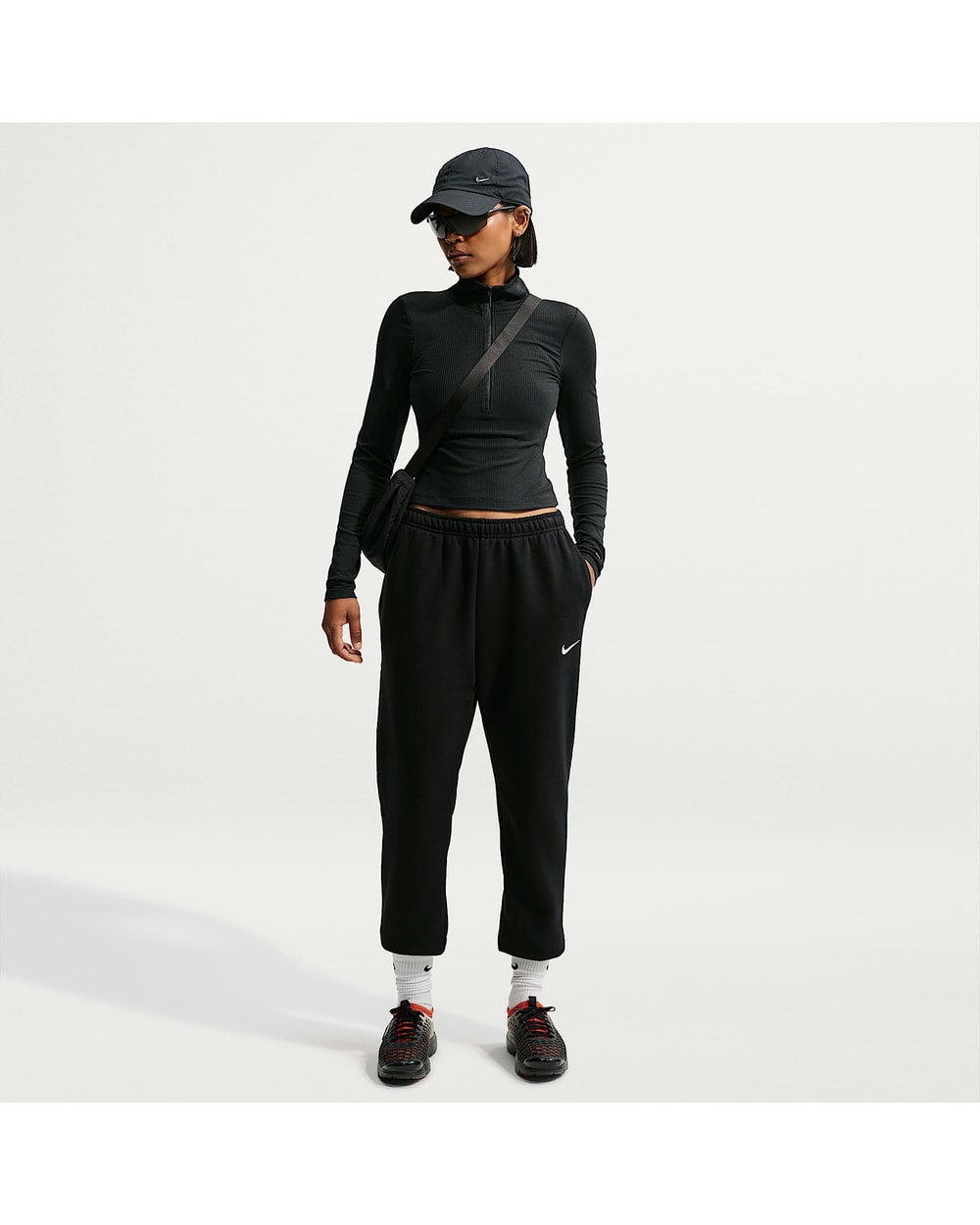 Nike Women's Studio Fleece Medium Weight Mid-Rise Joggers