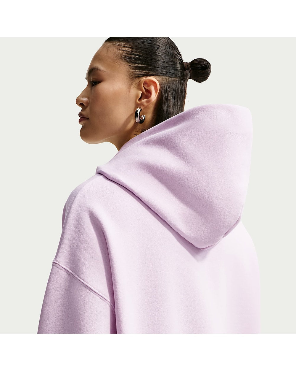 Nike Women's Studio Fleece Medium Weight Oversized Pullover Hoodie