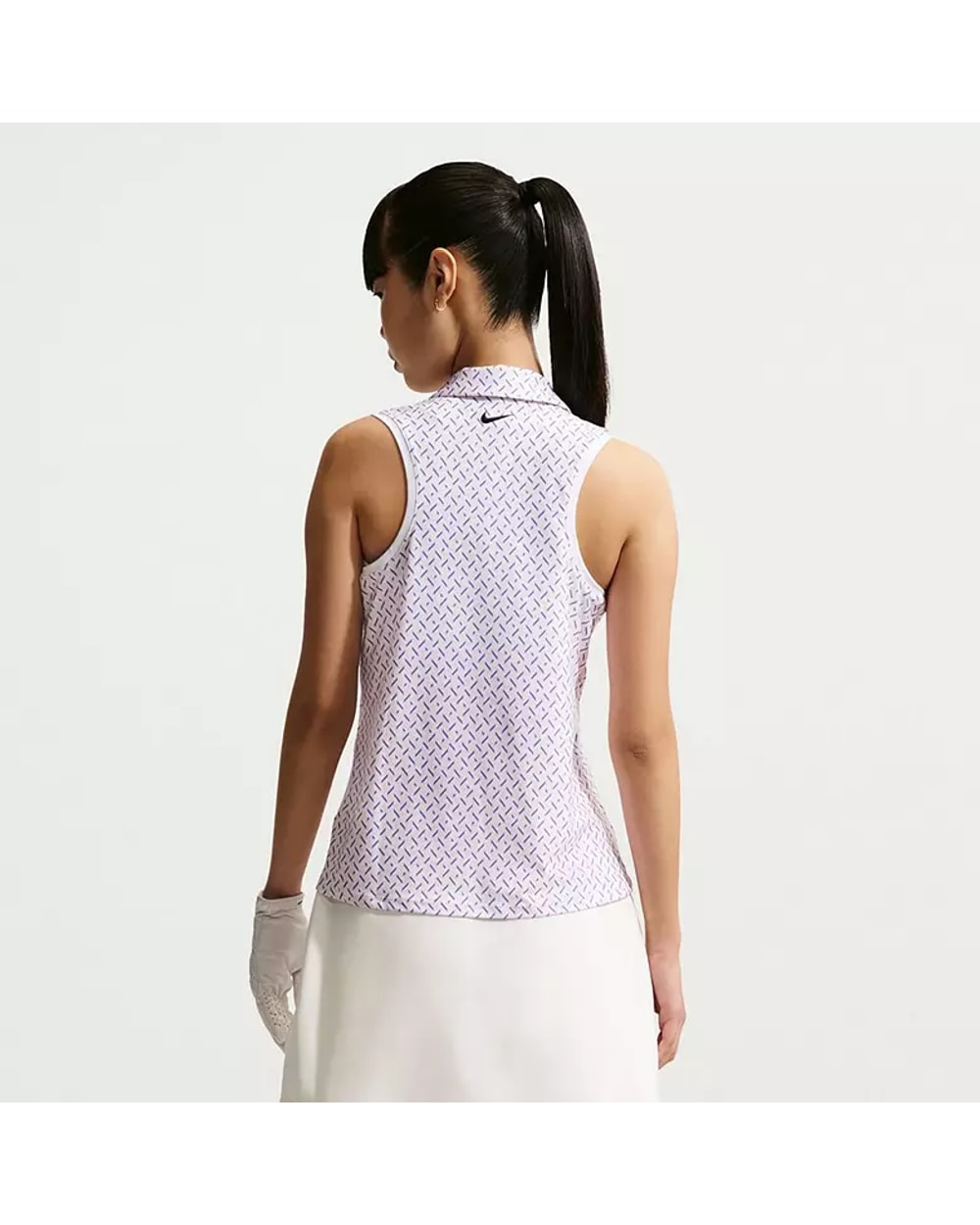 Nike Women's Victory Dri-FIT Sleeveless Printed Golf Polo