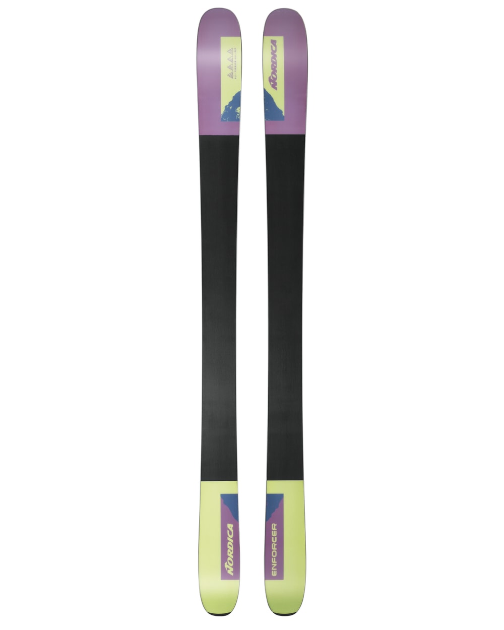 Nordica Enforcer 104 Skis - Purple/Lime, detail view