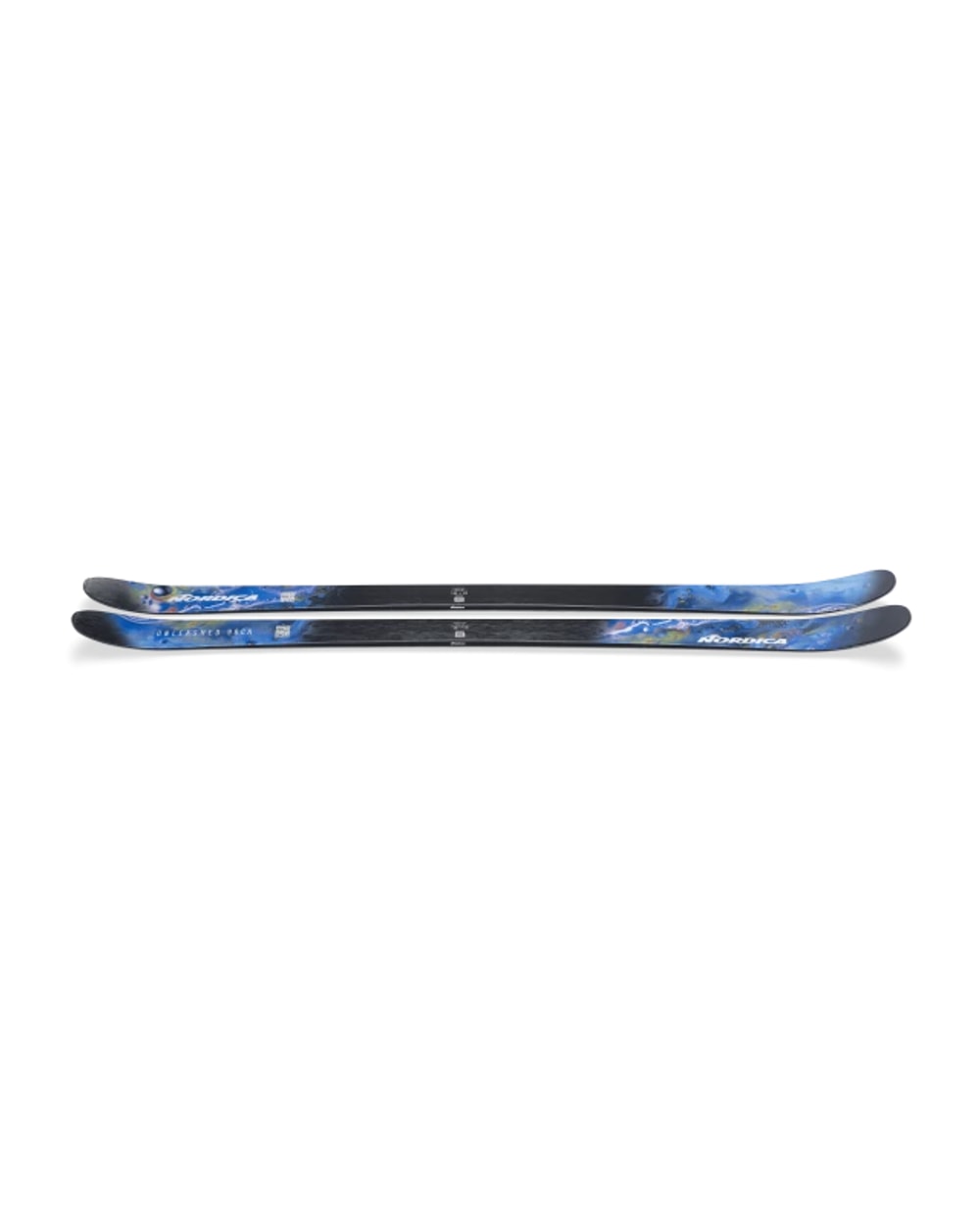 Nordica Unleashed 98 CA Skis - Oilslick Blue, tail detail