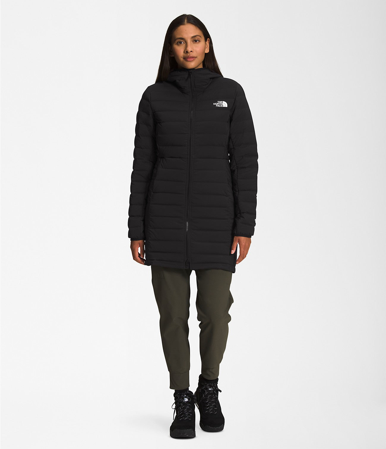 The North Face Belleview Stretch Down Parka TNF Black detail
