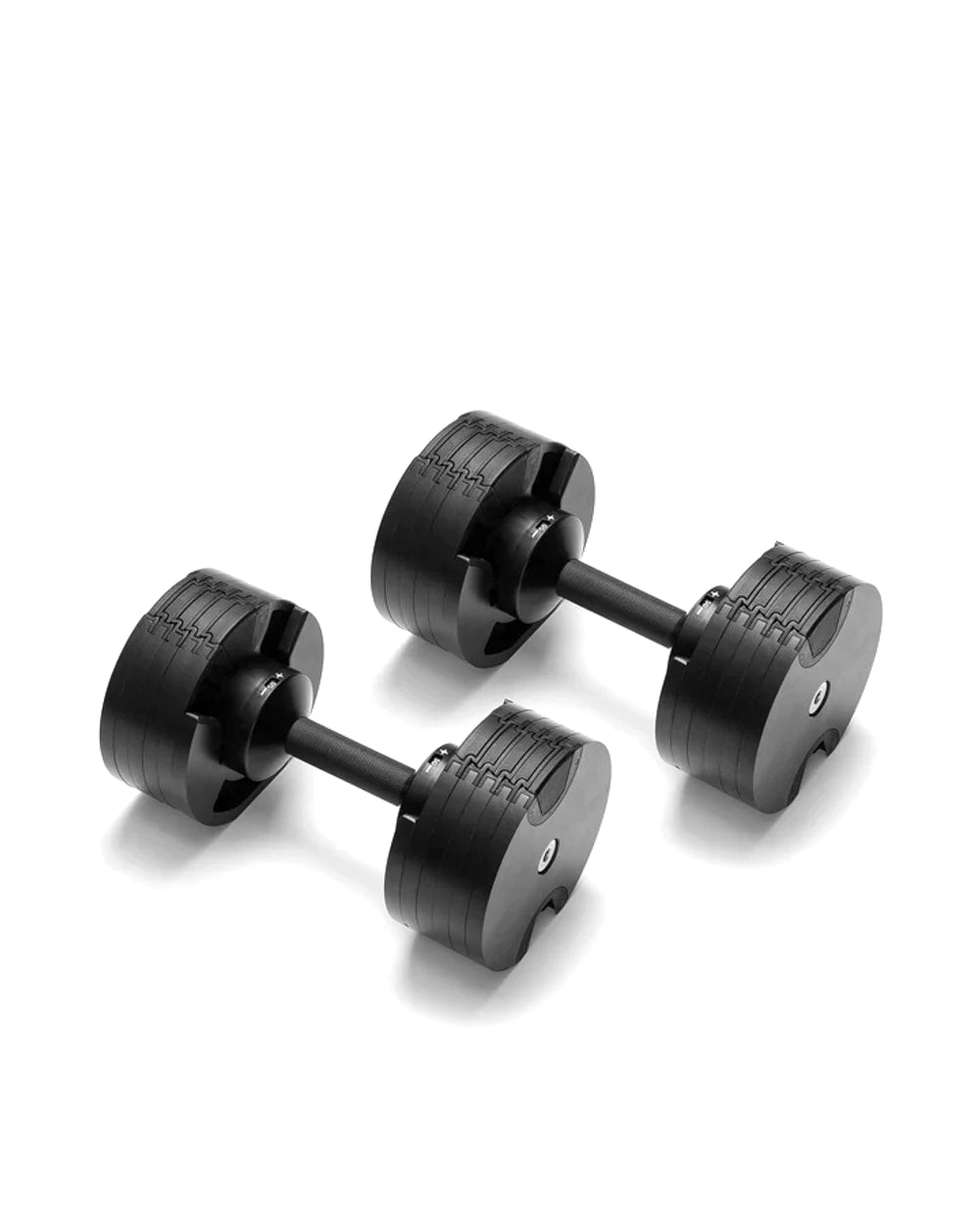 Nuobell 550 Adjustable Dumbbells - pair, angled view