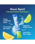 Nuun Sport Electrolyte Powder Packets - Lemon Lime