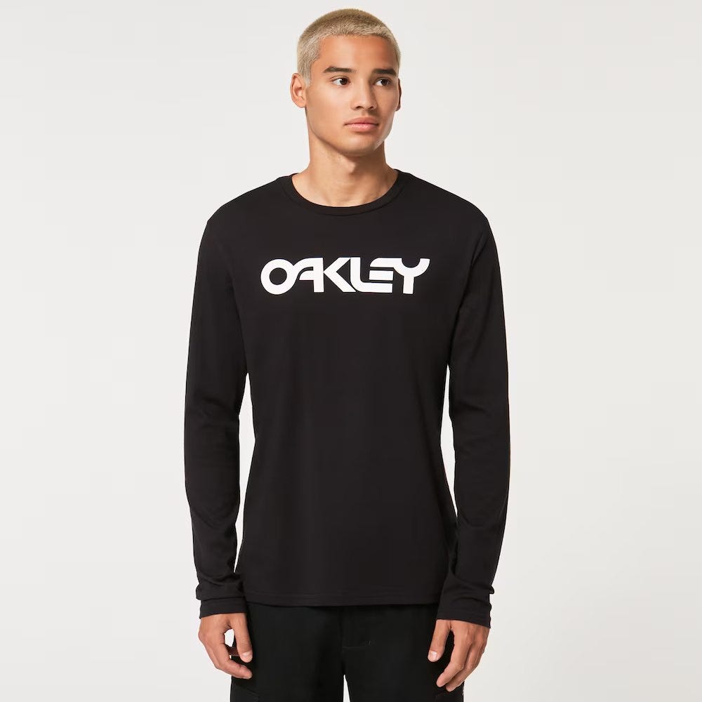 Oakley Mark II Long Sleeve Tee 2.0 - Black/White - front