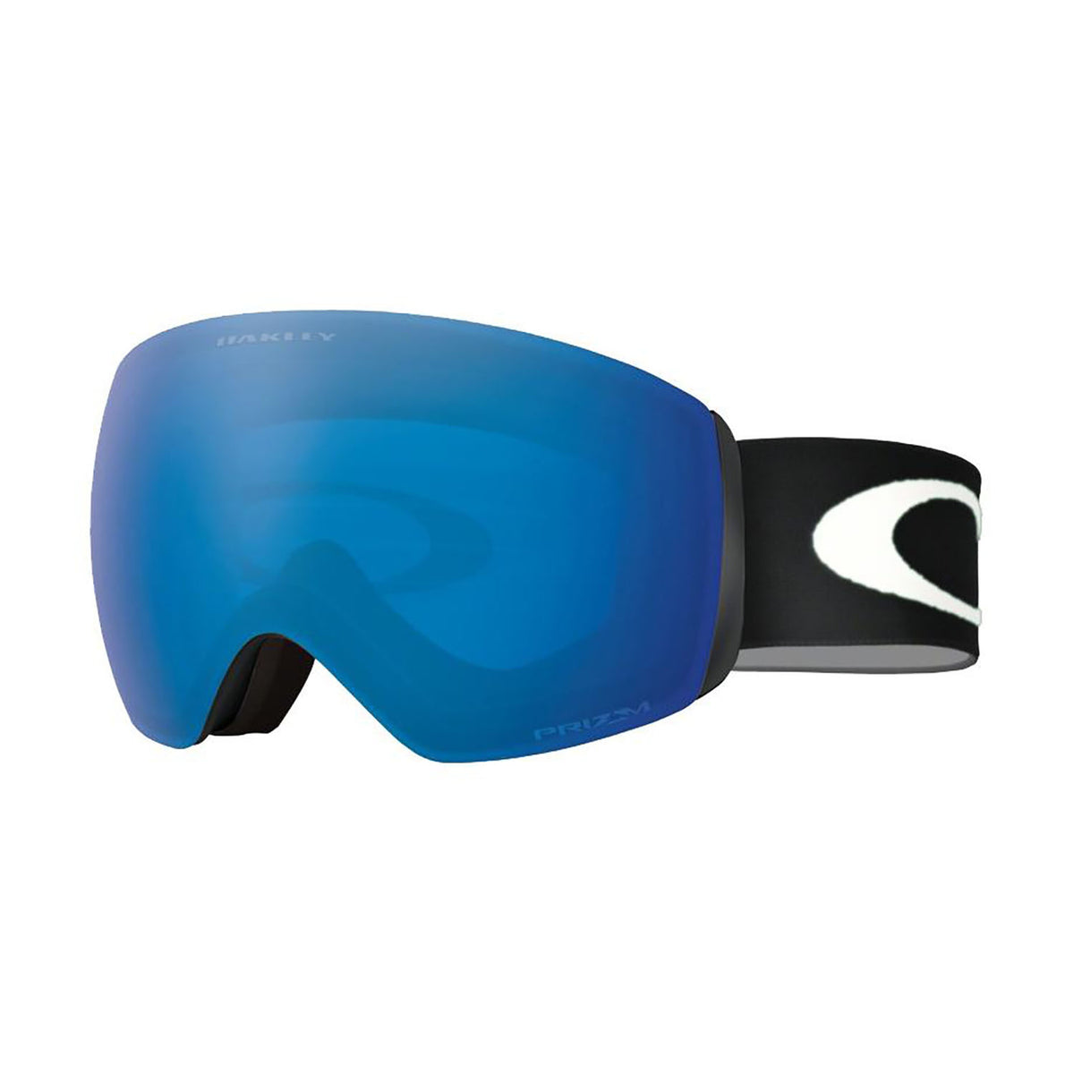 Oakley Flight Deck M Snow Goggles - MATTE BLACK/PRIZM SAPPHIRE IRIDIUM, 3/4 view