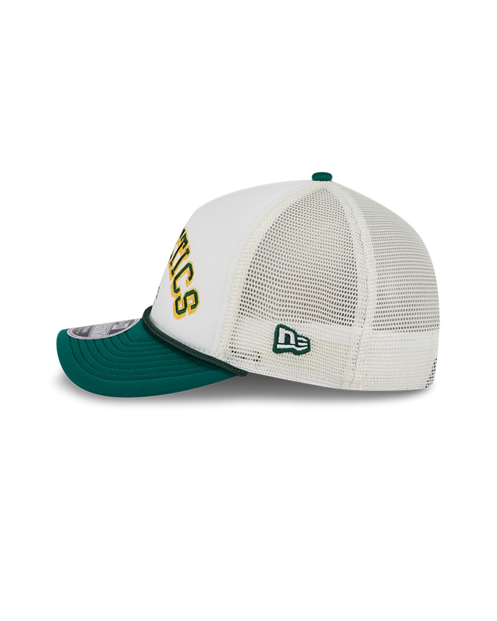 Oakland Athletics Chrome Arch 9FORTY M-Crown A-Frame Trucker Hat