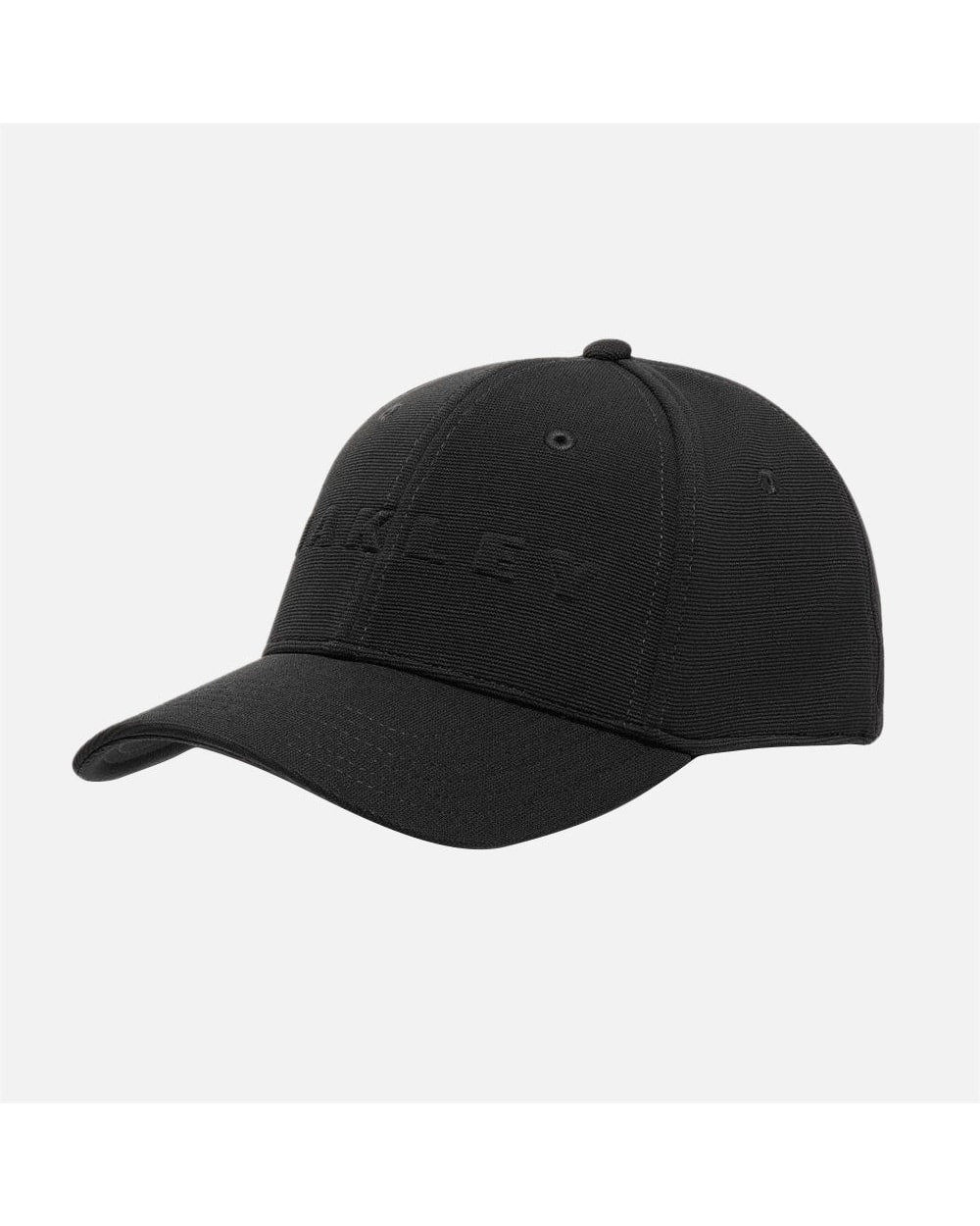 Oakley Bark Embossed Hat Pitch Black Flame Red - front