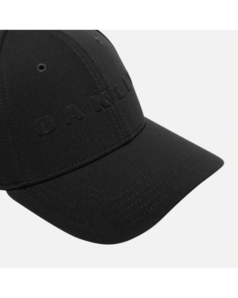 Oakley Bark Embossed Hat Pitch Black Flame Red - detail