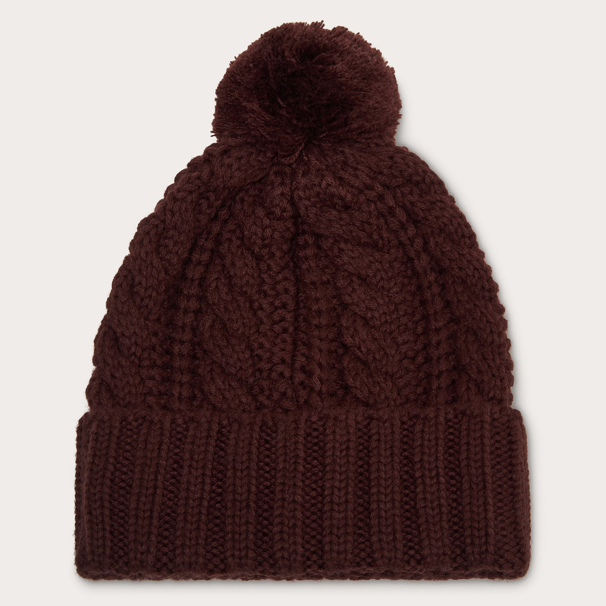 Oakley Harper Pom Beanie - GRENACHE, back view