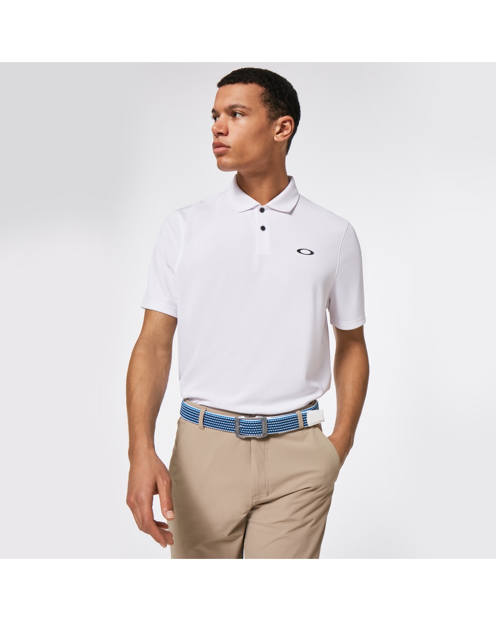 Oakley Icon TN Protect RC Polo - White, front