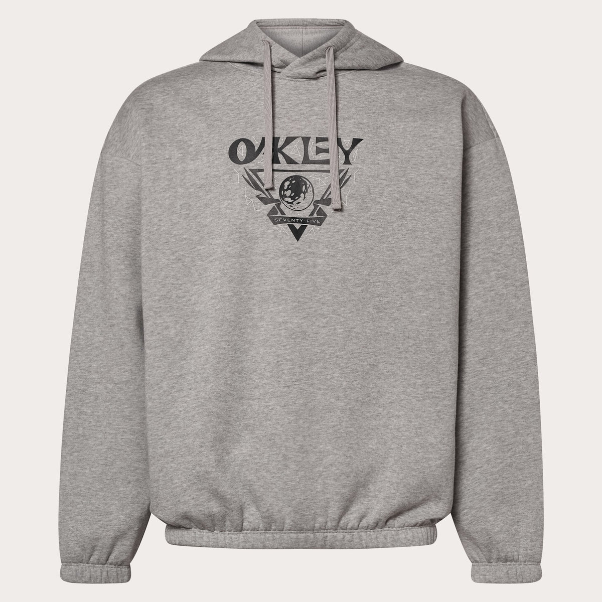 Oakley Lunaformic Hoodie - GRANITE, front flat view
