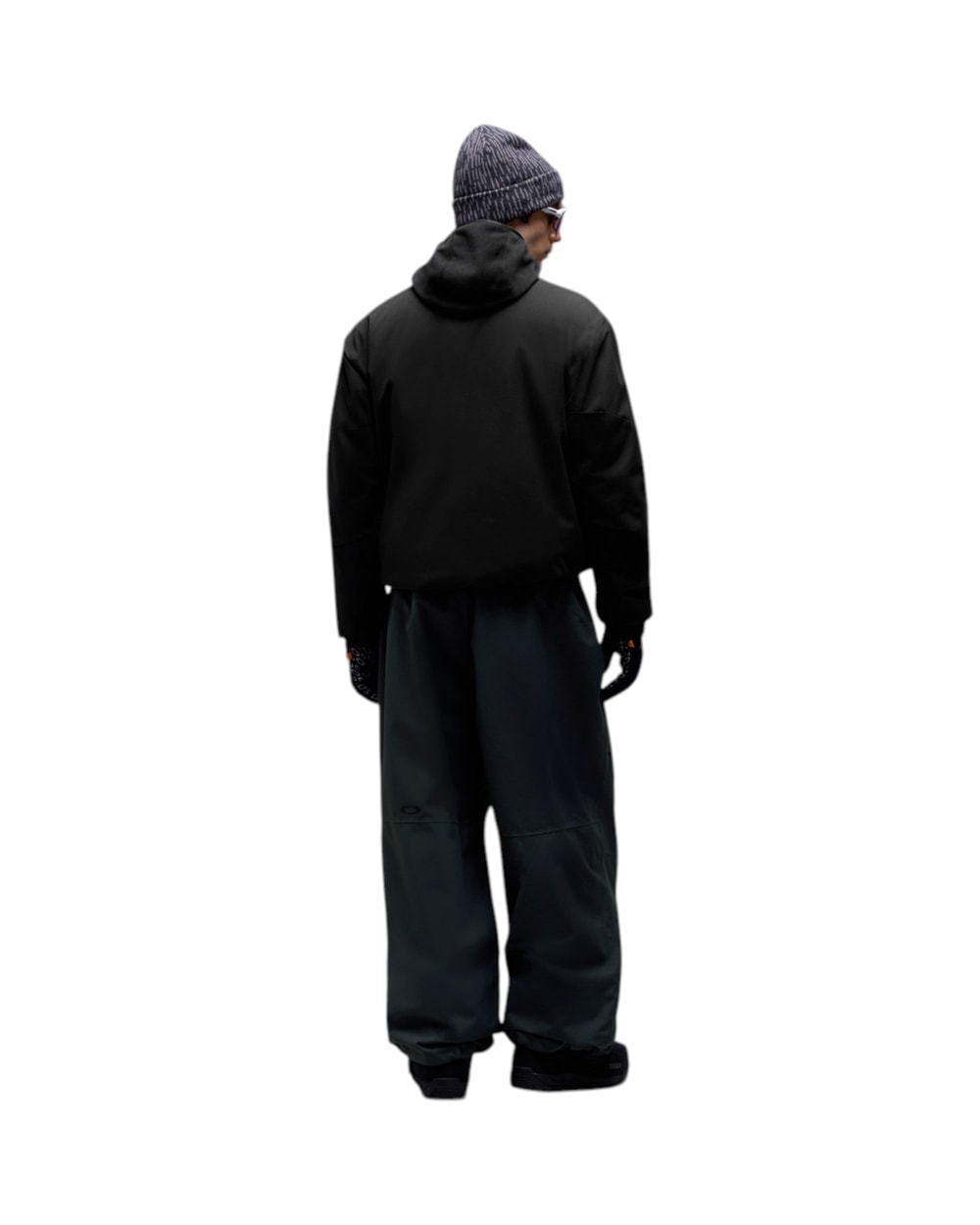 Oakley Men's Channel Shell Pant - Graphite, on model back