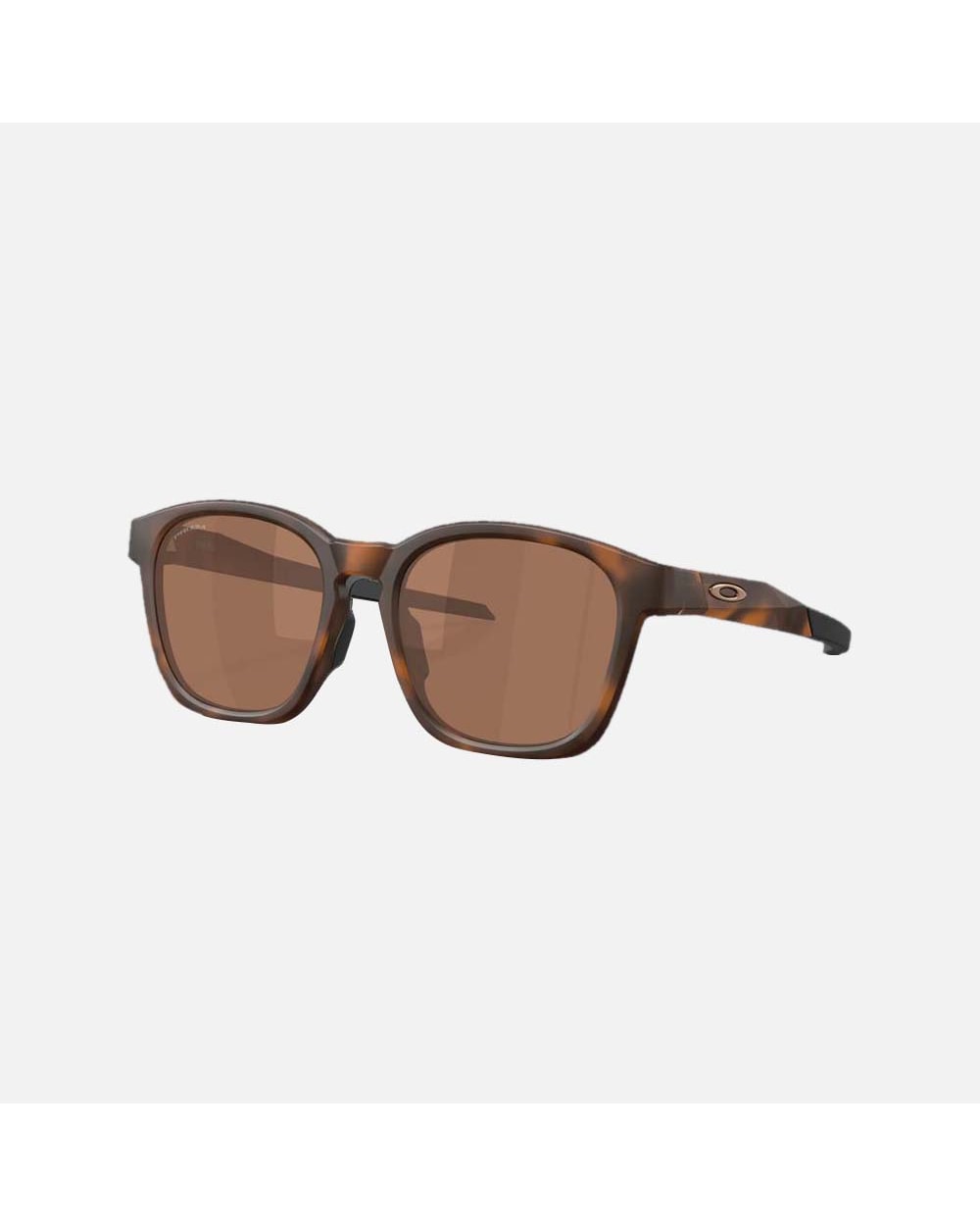 Oakley Shackle Matte Brown Tortoise Prizm Tungsten three quarter