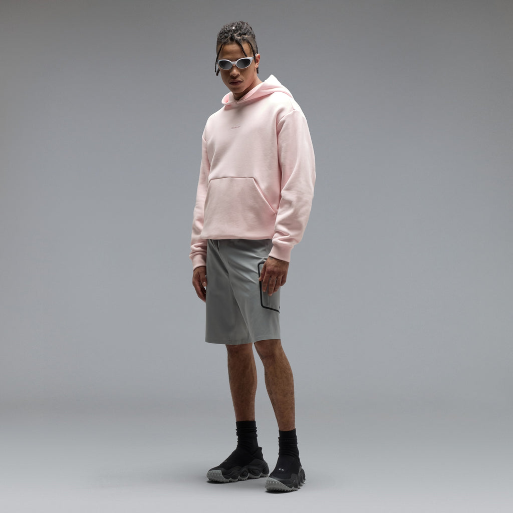 Oakley Soho Gen Hoodie - FADED PINK, full-length on-model view