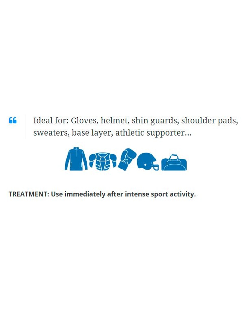 Odor Destroyer for Sports Gear