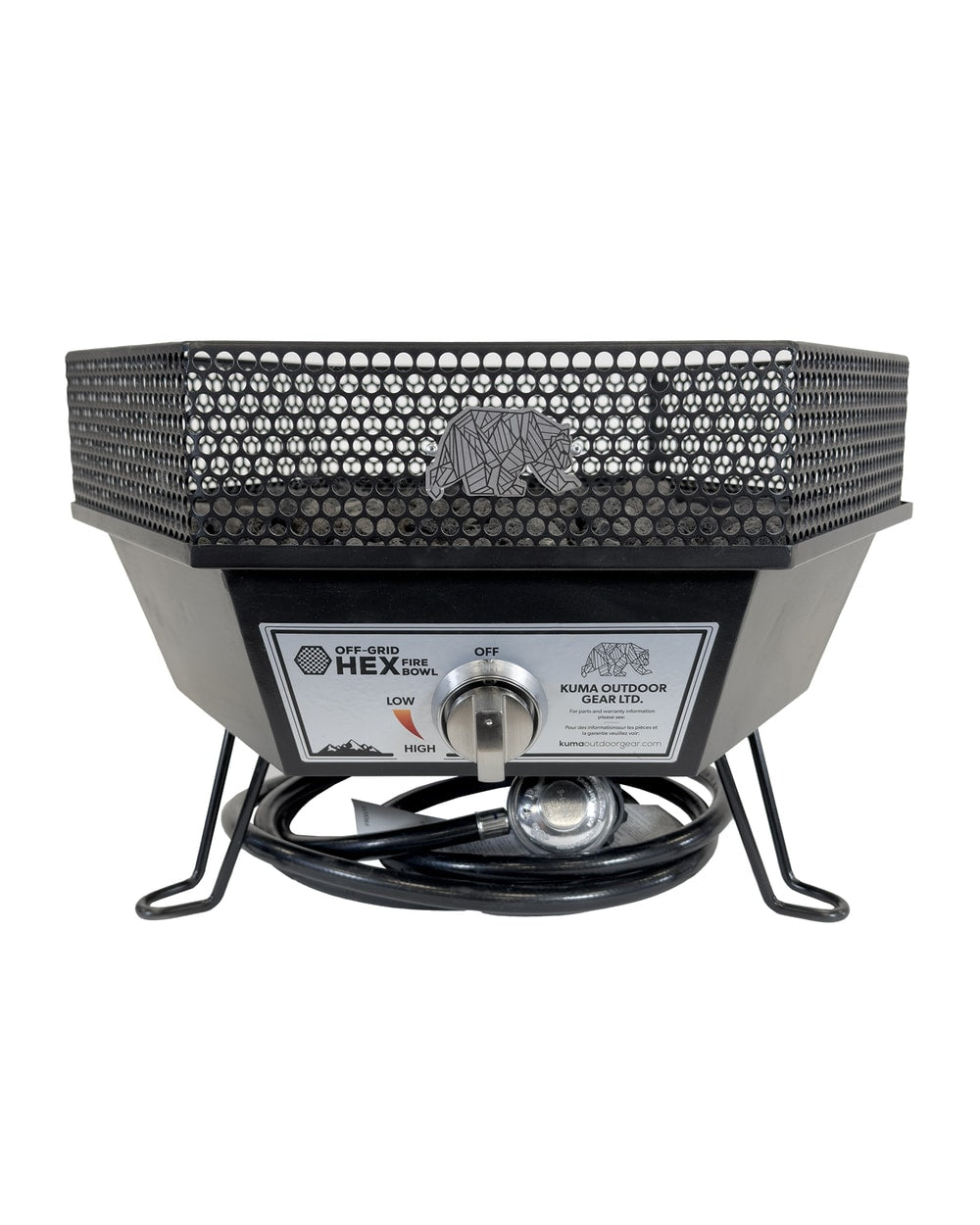 Off-Grid Hex Fire Bowl