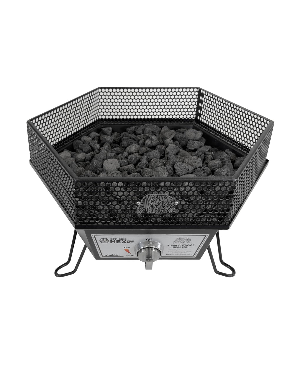 Off-Grid Hex Fire Bowl