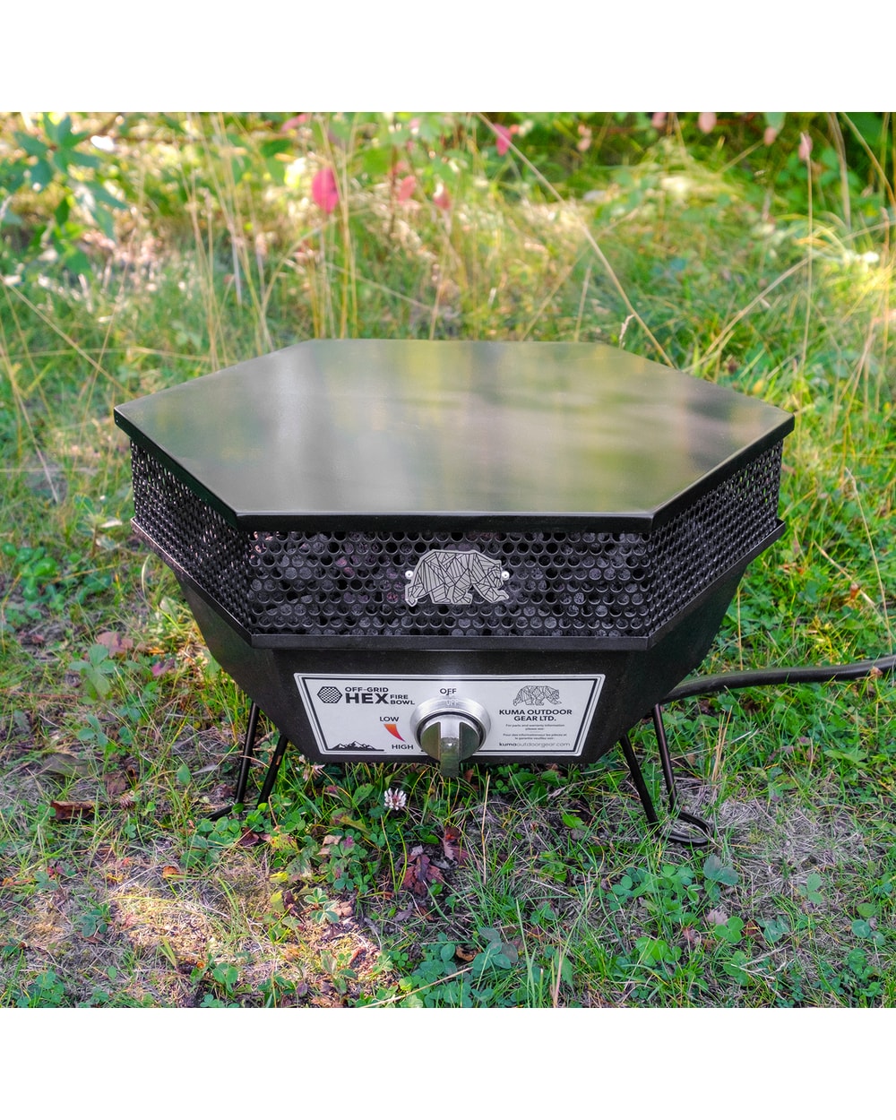 Off-Grid Hex Fire Bowl