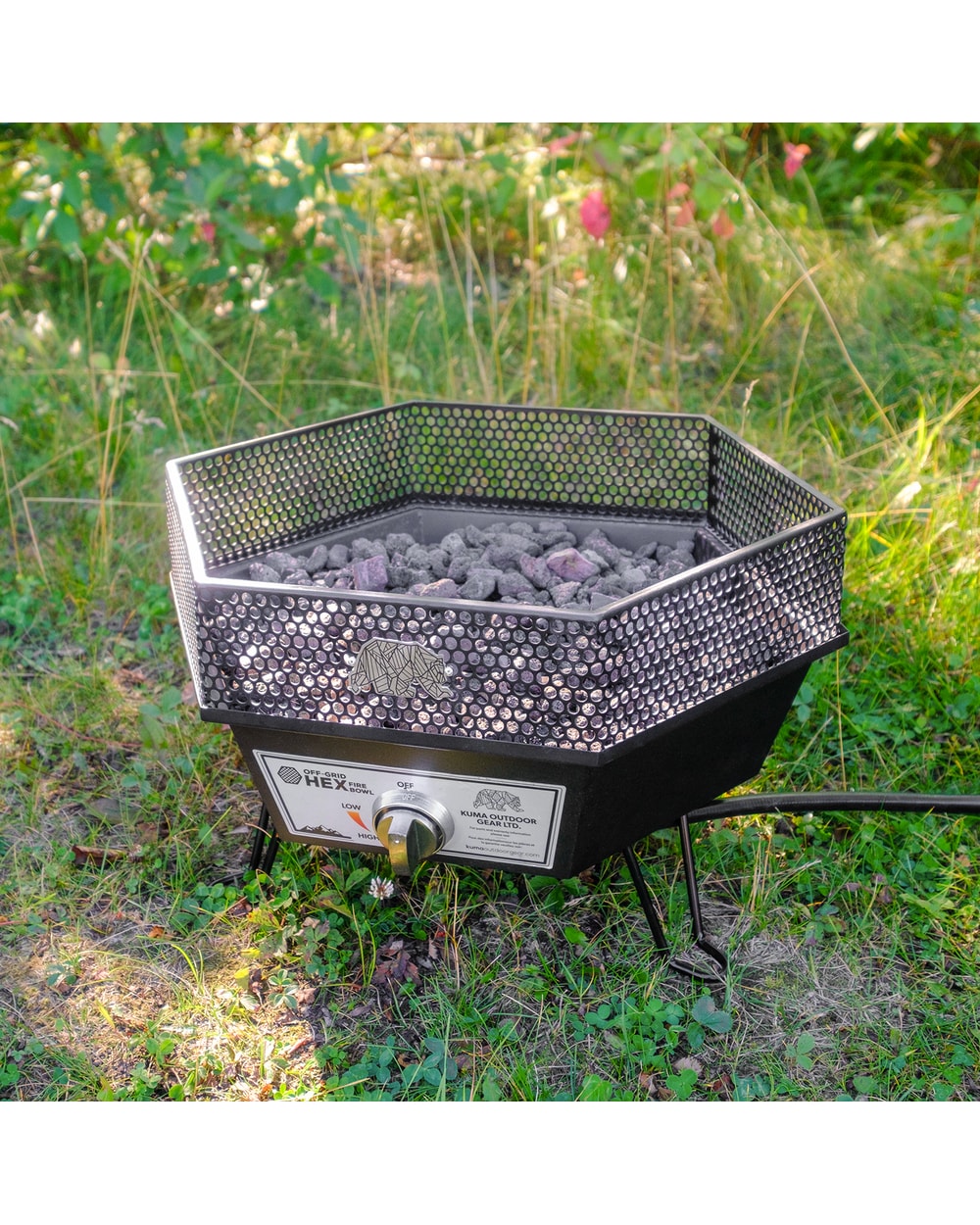 Off-Grid Hex Fire Bowl