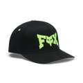 Fox Youth Bend Snapback Hat Black front