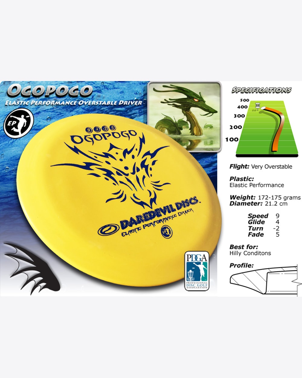 Ogopogo Overstable Driver