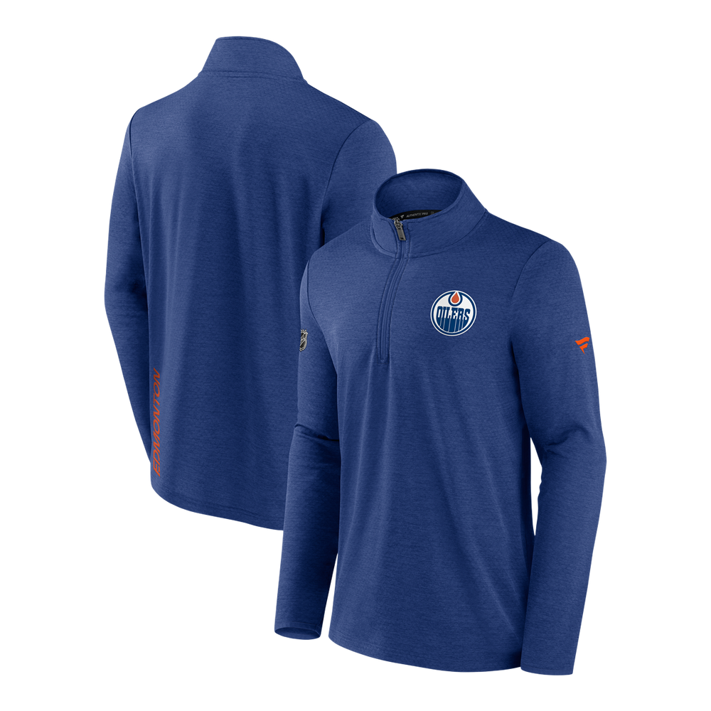 Rink Lightweight 1/4 Zip Sweater- Edmonton Oilers