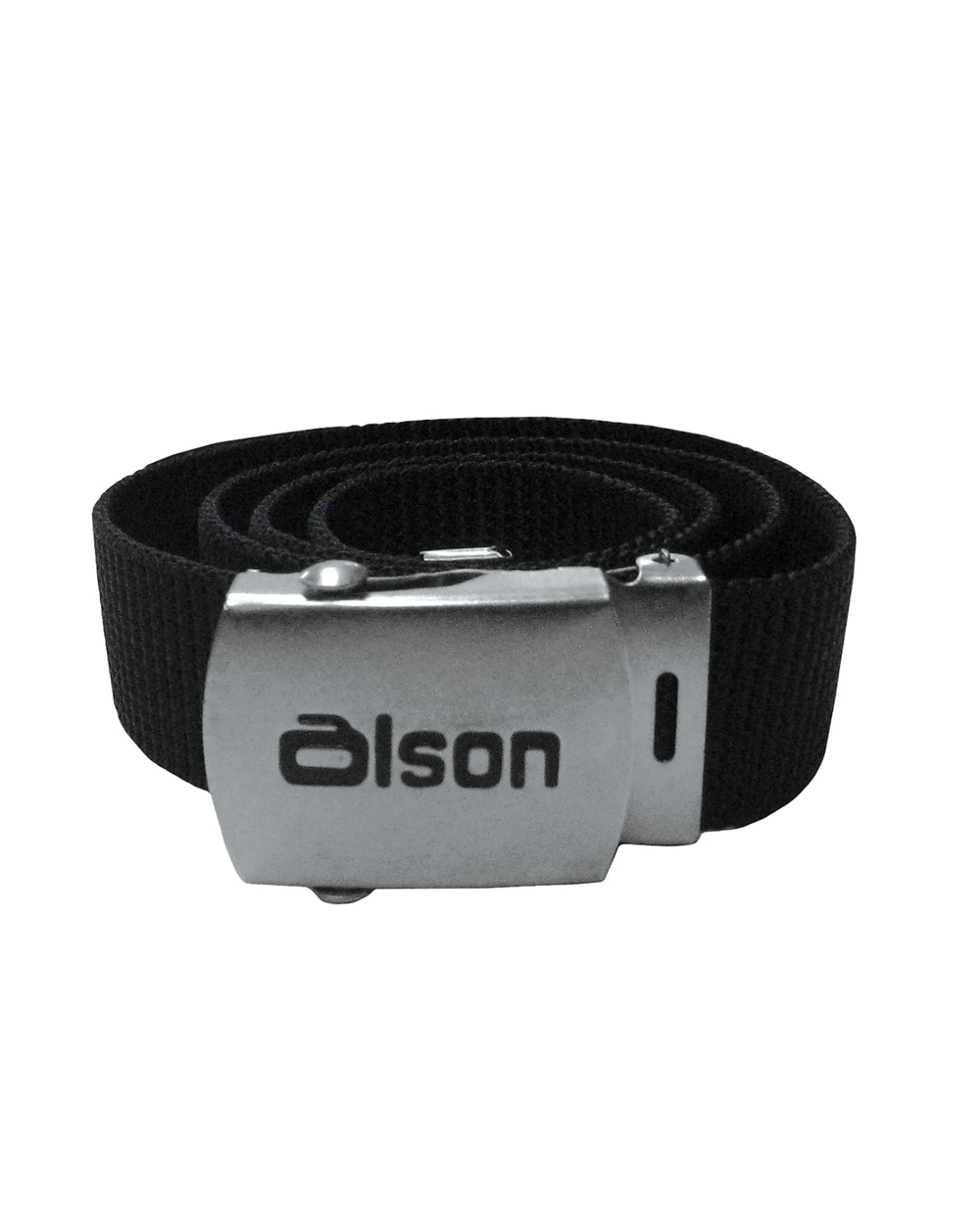 Olson Poly Belt - Black, buckle detail