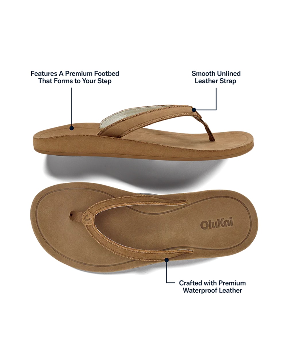 OluKai Southshore Women's Leather Sandals
