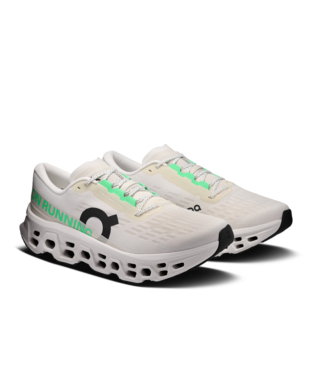 On Men's Cloudmonster 3 Wide - Ivory/Ivory