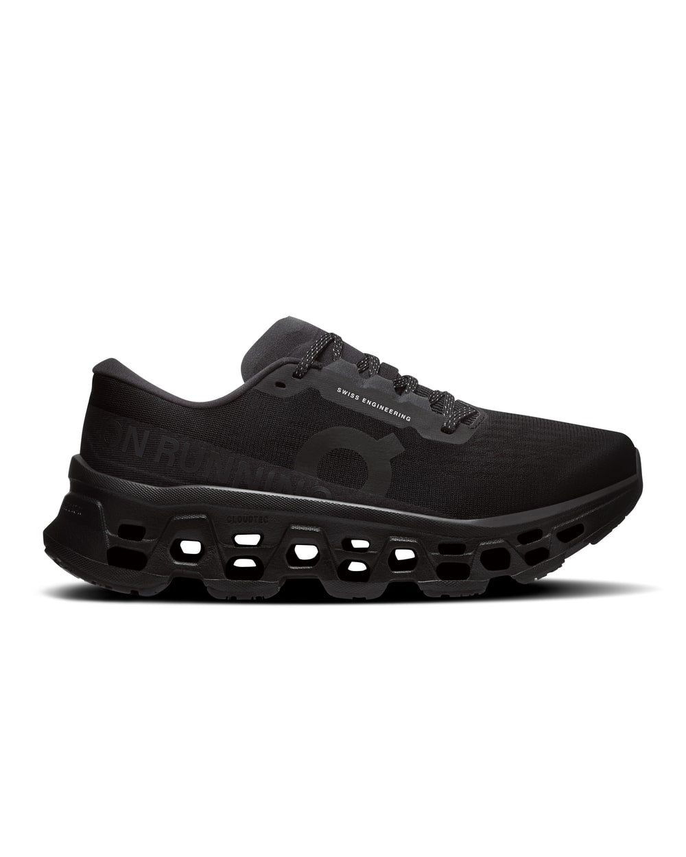 On Women's Cloudmonster 3 Wide - Black/Black