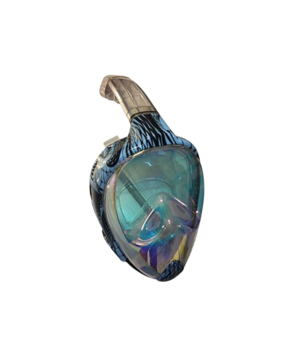 Onata Full Face Snorkel Mask - Blue, front view