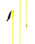 One Way Junior Ski Poles - Neon Yellow, front view