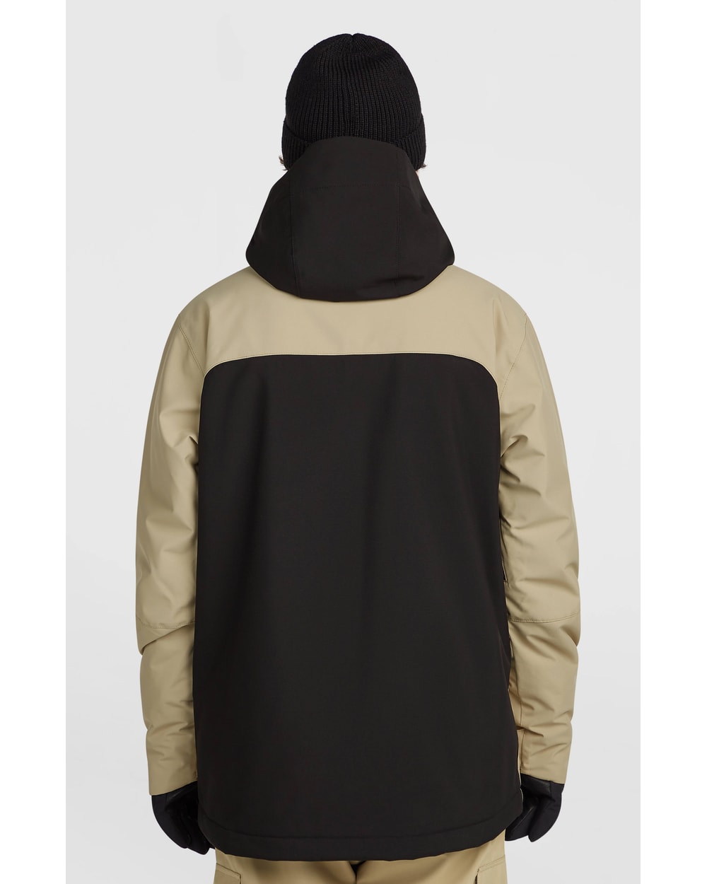 O'Neill Men's FWC'Cruz Duo Snow Jacket - Black Out Colour Block, back view