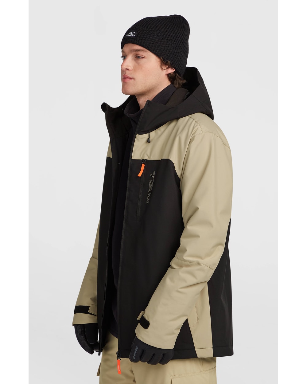 O'Neill Men's FWC'Cruz Duo Snow Jacket - Black Out Colour Block, side view