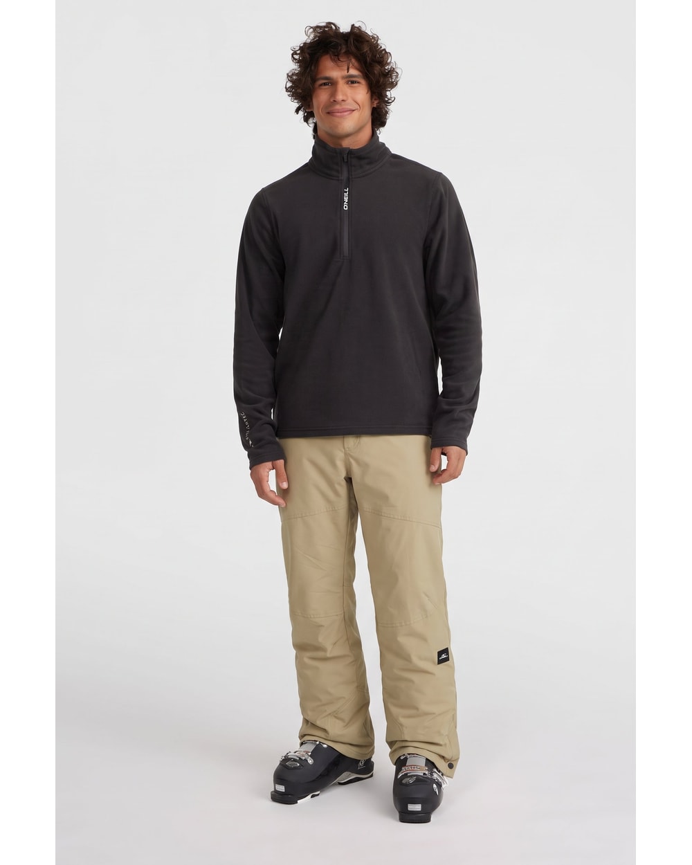 O'Neill Men's Hammer Insulated Snow Pants - Olive Blush, full look