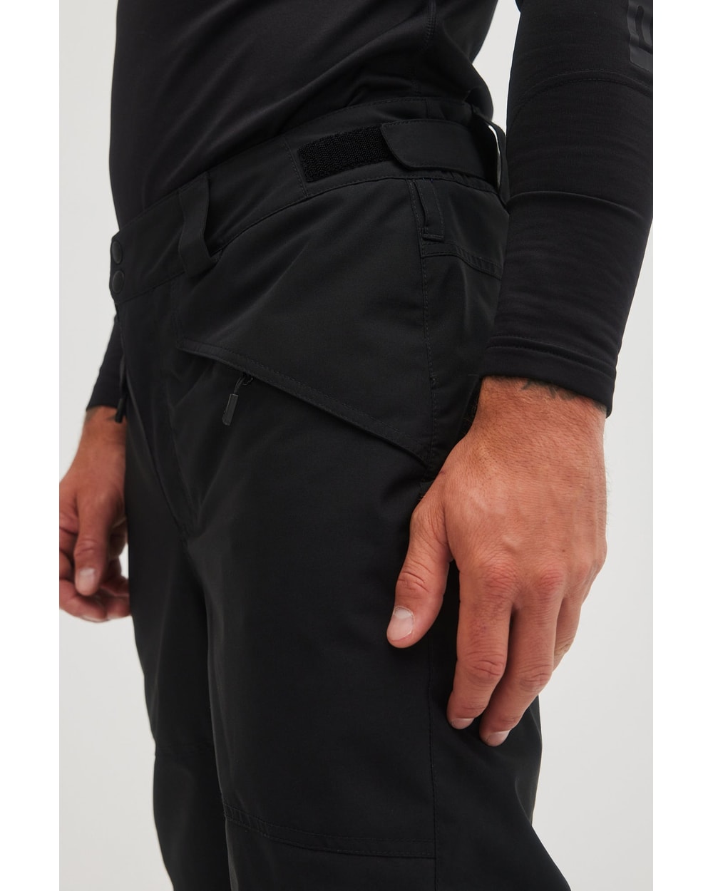 O'Neill Men's Hammer Insulated Snow Pants - Black Out, pocket detail