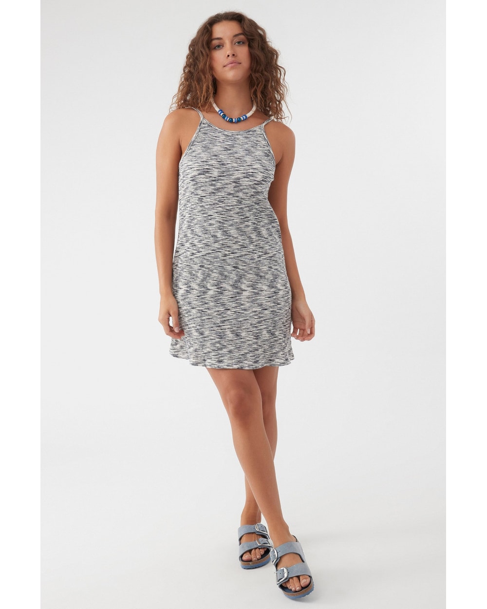 O'Neill Morette Spacedye Tank Dress - Periscope, front view alt
