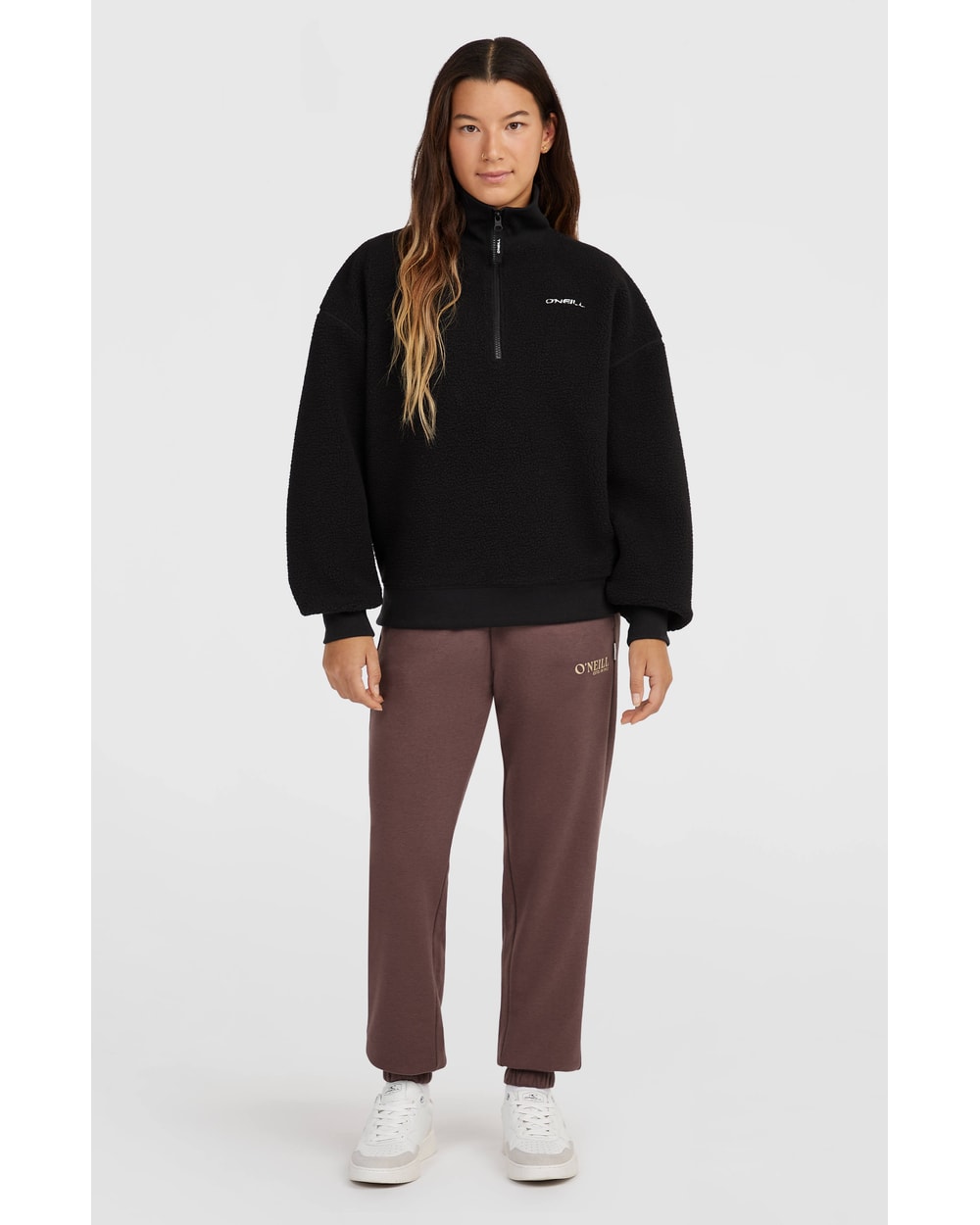 O'Neill Women's Must-Have Half-Zip Fleece - Black - full length
