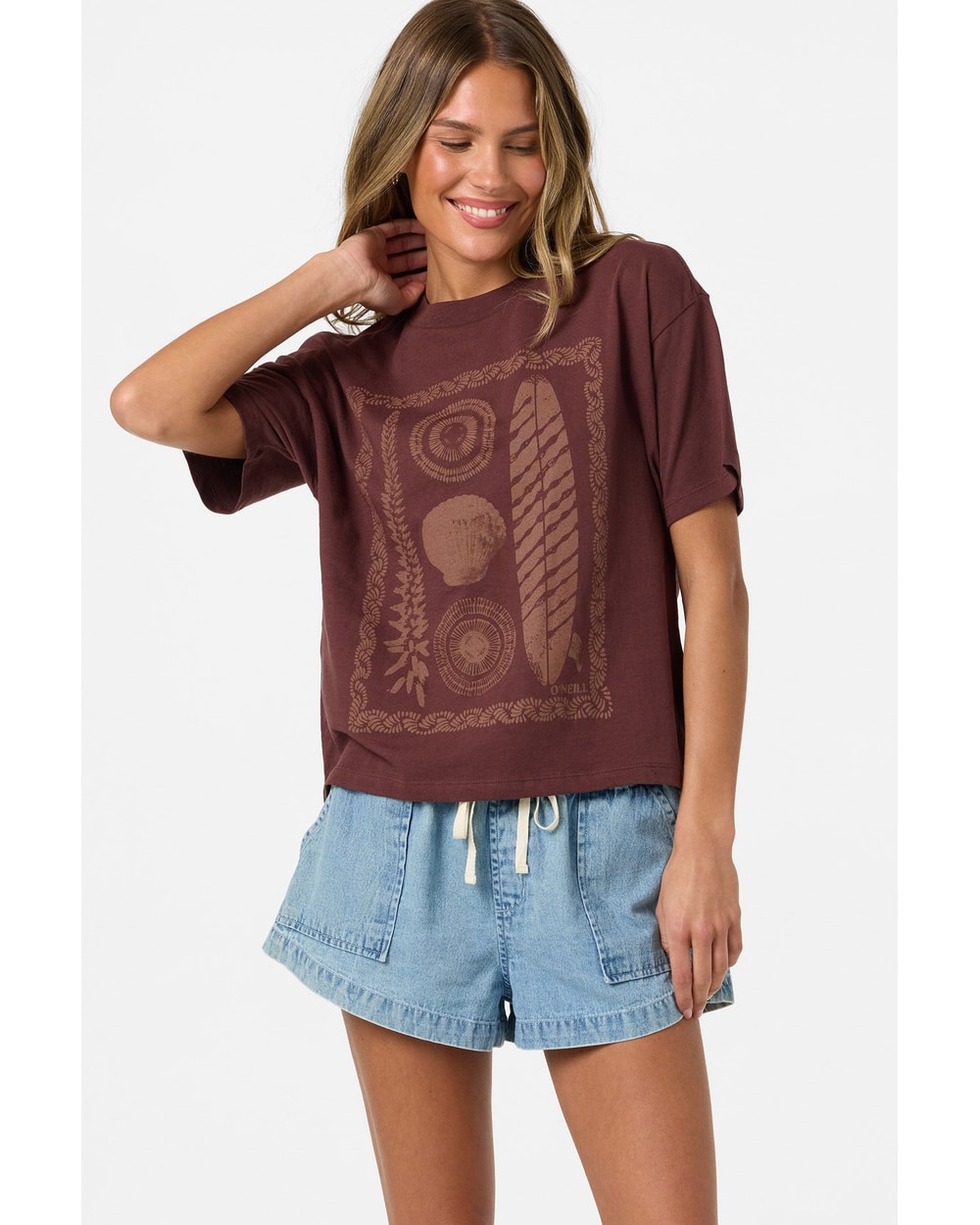 O'Neill Calico Easy Tee - Chocolate