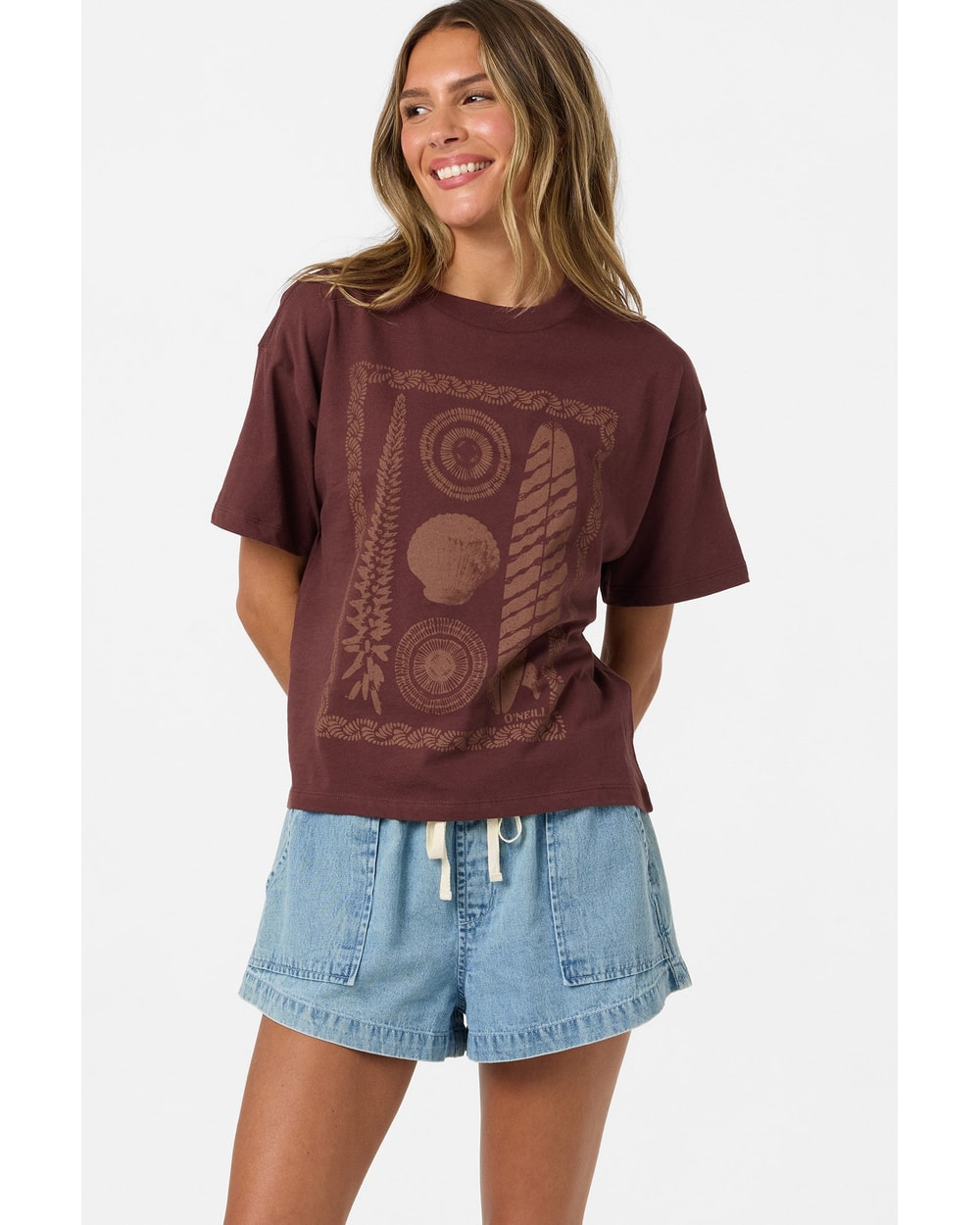 O'Neill Calico Easy Tee - Chocolate