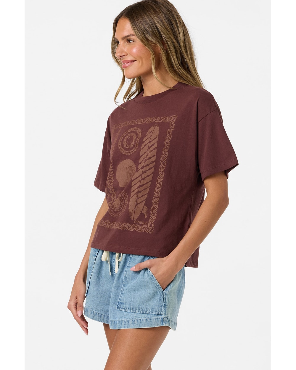O'Neill Calico Easy Tee - Chocolate