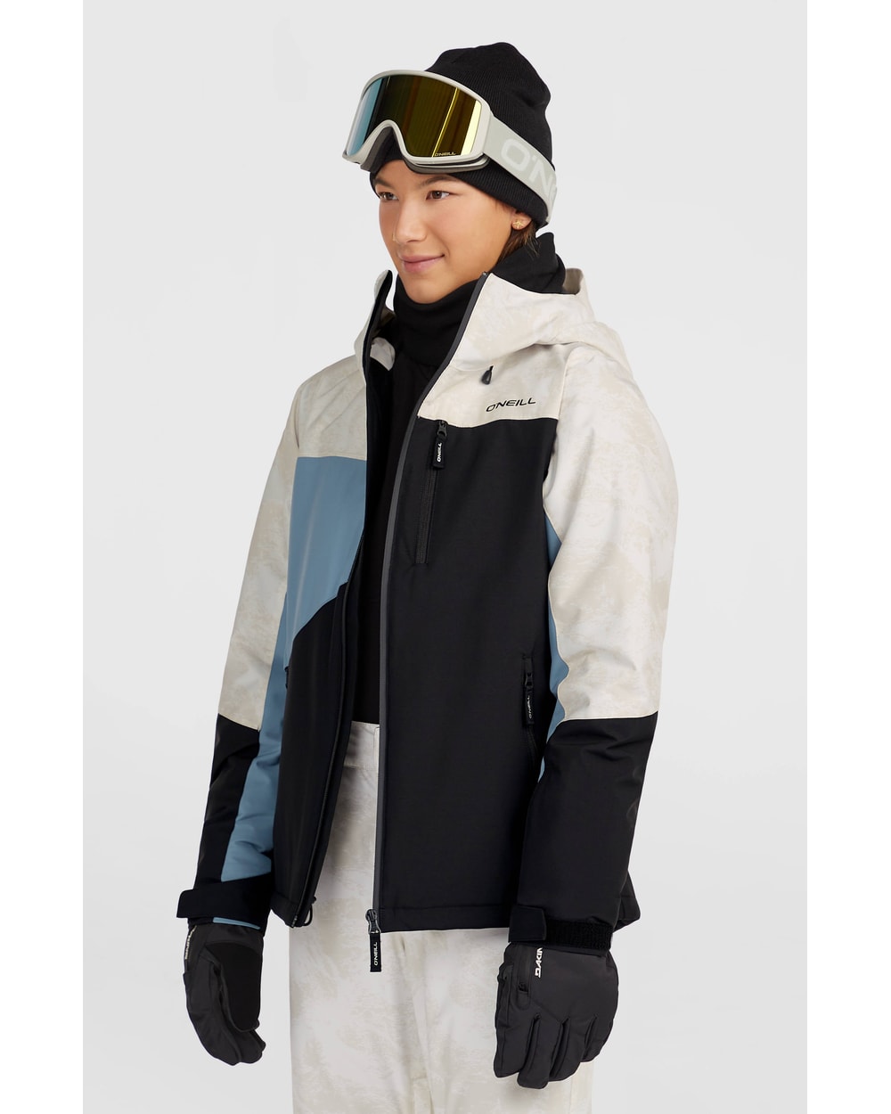 O'Neill Women's FWC'Cruz Triple Snow Jacket - White Mountain Landscape