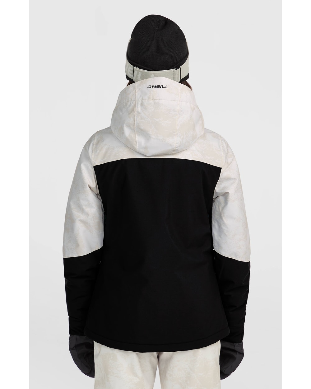 O'Neill Women's FWC'Cruz Triple Snow Jacket - White Mountain Landscape, back