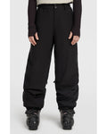 O'Neill Women's FWC Oversized Snow Pants - Black Out, front view