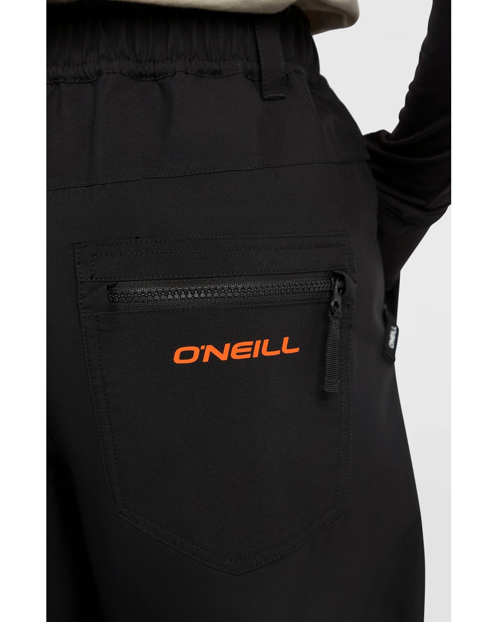 O'Neill Women's FWC Oversized Snow Pants - Black Out, pocket detail