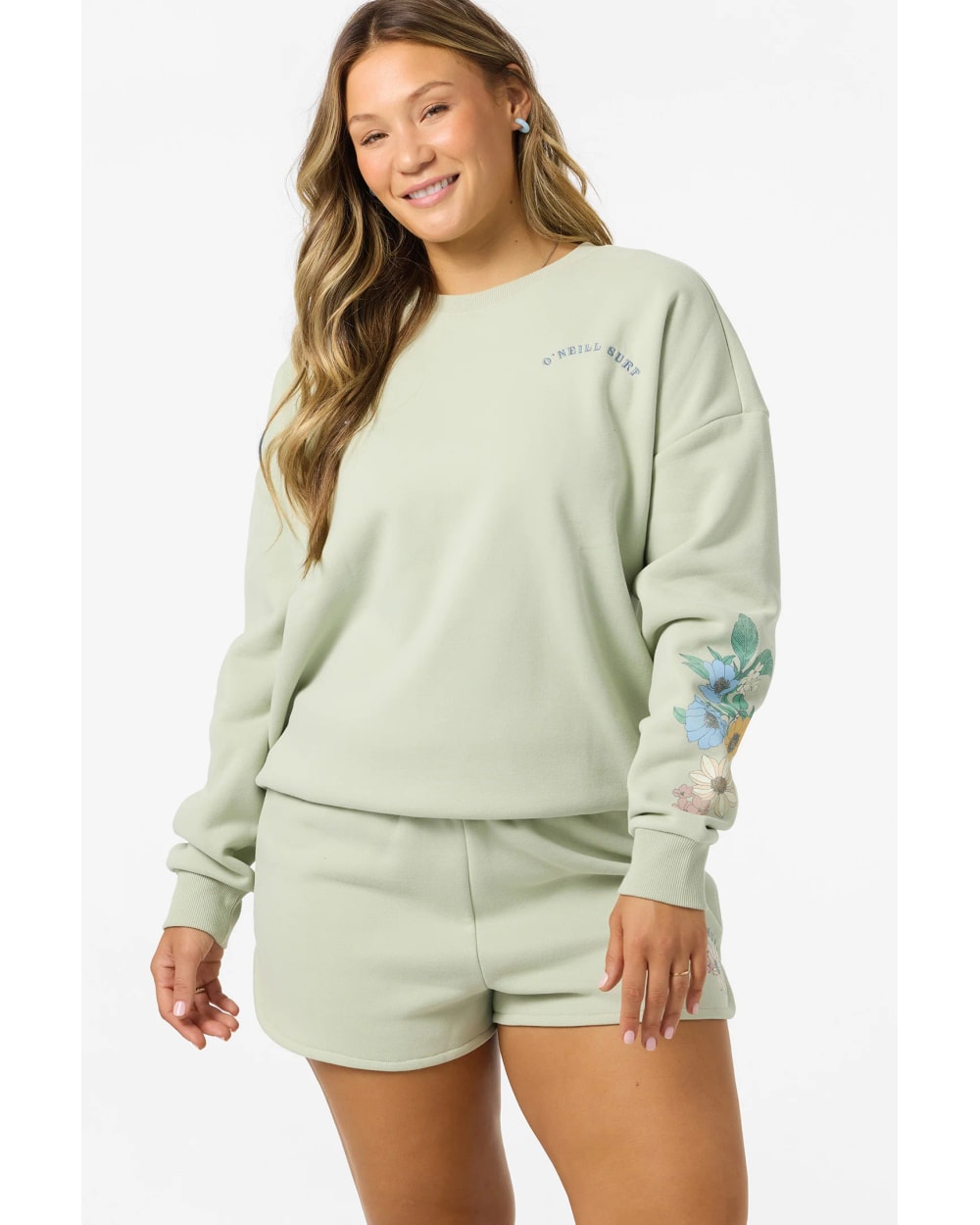 O'Neill Women's Petal Oversized Crew Neck Fleece